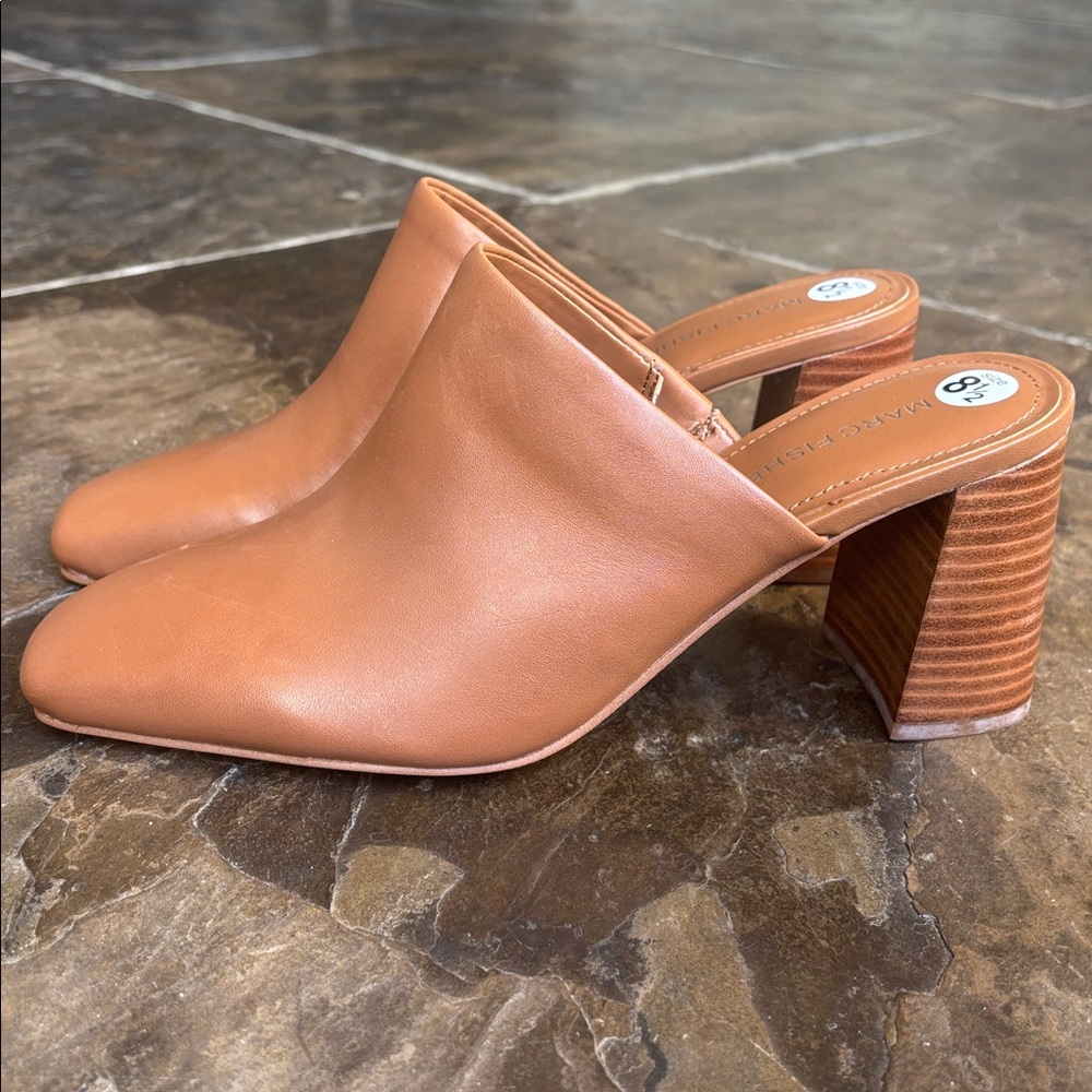 Marc Fisher Leather Fanna Mule - Picture 5 of 12